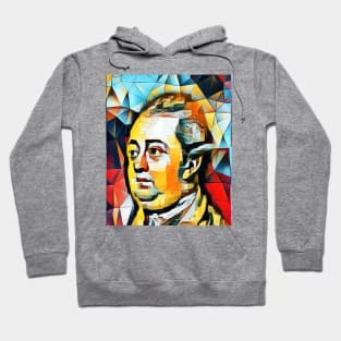 Edward Gibbon Abstract Portrait | Edward Gibbon Artwork 2 Hoodie